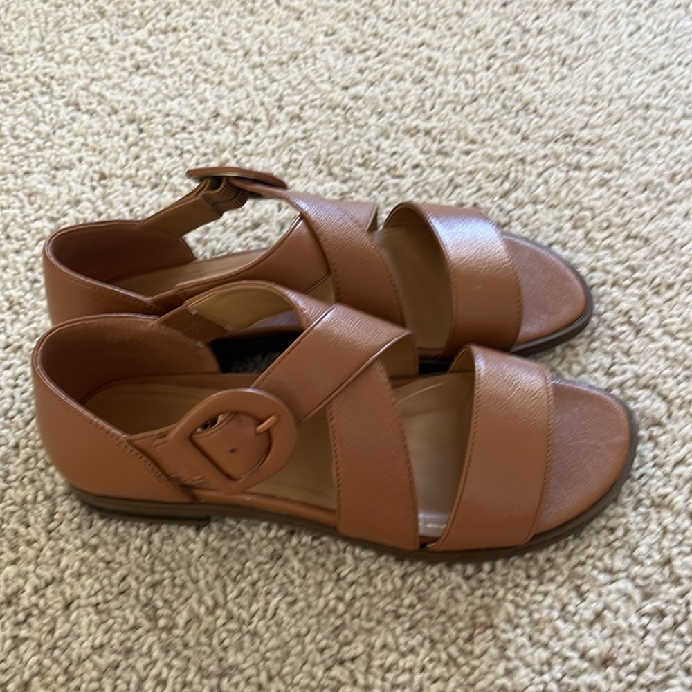 Vionic Brown Leather Sandals - Picture 4 of 4